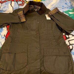 Barbour Women’s Waxed Jacket Size 8. NWT! Retail $550